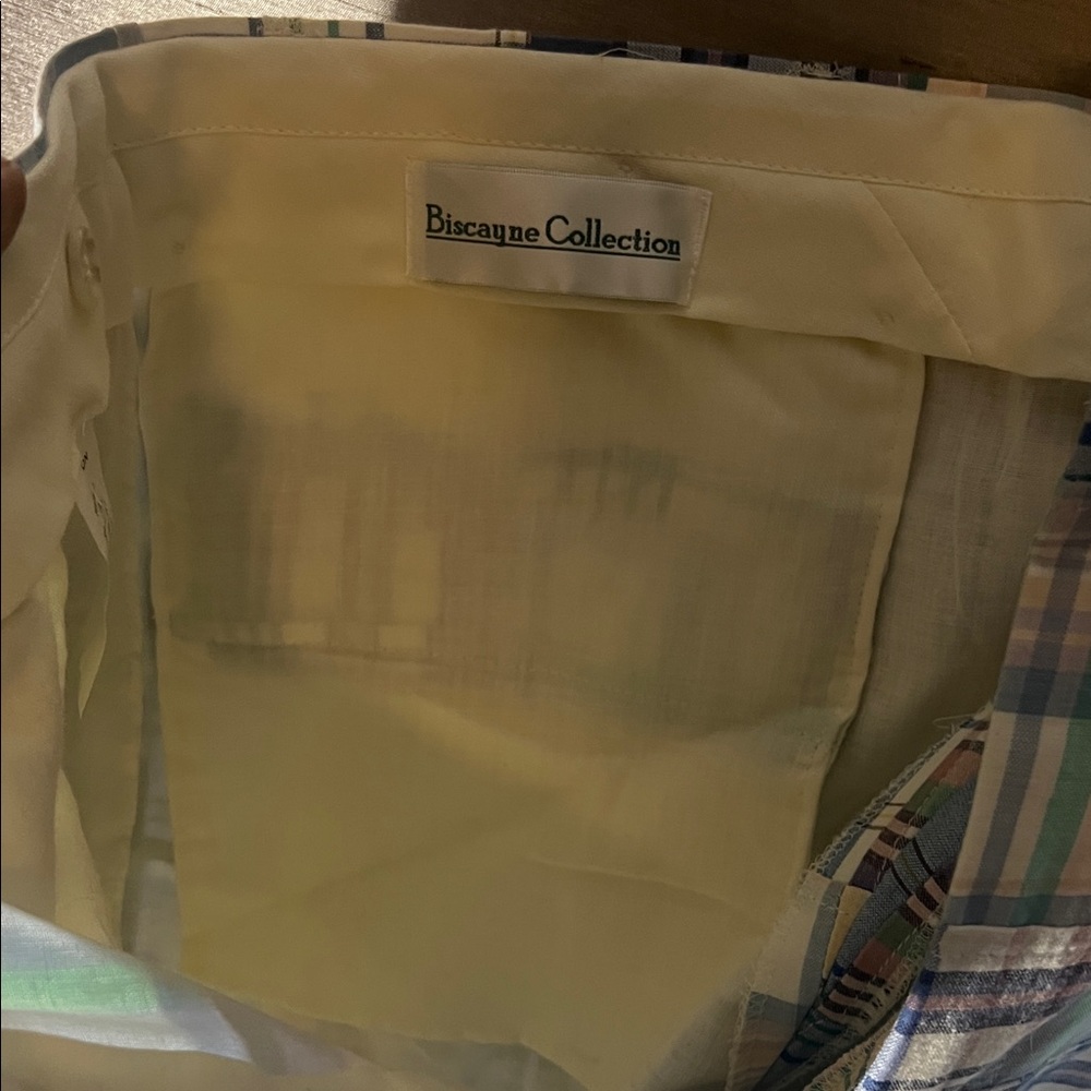 Biscayne Collection Madras Plaid Patchwork Pants … - image 3